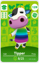 Load image into Gallery viewer, Tipper - Villager NFC Card for Animal Crossing New Horizons Amiibo