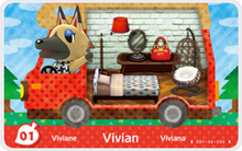Load image into Gallery viewer, Vivian - Villager NFC Card for Animal Crossing New Horizons Amiibo