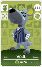 Load image into Gallery viewer, Walt - Villager NFC Card for Animal Crossing New Horizons Amiibo