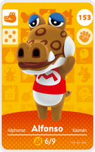 Load image into Gallery viewer, Alfonso - Villager NFC Card for Animal Crossing New Horizons Amiibo
