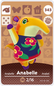 Anabelle - Villager NFC Card for Animal Crossing New Horizons Amiibo