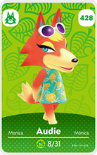 Load image into Gallery viewer, Audie - Villager NFC Card for Animal Crossing New Horizons Amiibo
