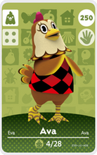 Load image into Gallery viewer, Ava - Villager NFC Card for Animal Crossing New Horizons Amiibo
