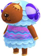 Load image into Gallery viewer, Baabara - Villager NFC Card for Animal Crossing New Horizons Amiibo
