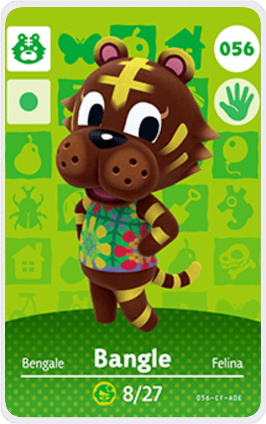 Bangle - Villager NFC Card for Animal Crossing New Horizons Amiibo