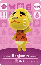 Load image into Gallery viewer, Benjamin - Villager NFC Card for Animal Crossing New Horizons Amiibo
