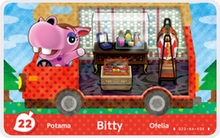 Load image into Gallery viewer, Bitty - Villager NFC Card for Animal Crossing New Horizons Amiibo
