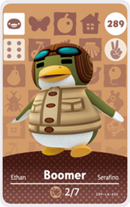 Boomer - Villager NFC Card for Animal Crossing New Horizons Amiibo