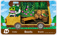 Load image into Gallery viewer, Boots - Villager NFC Card for Animal Crossing New Horizons Amiibo
