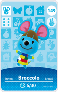 Broccolo - Villager NFC Card for Animal Crossing New Horizons Amiibo