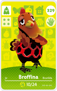 Broffina - Villager NFC Card for Animal Crossing New Horizons Amiibo