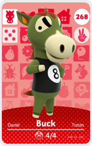 Buck - Villager NFC Card for Animal Crossing New Horizons Amiibo