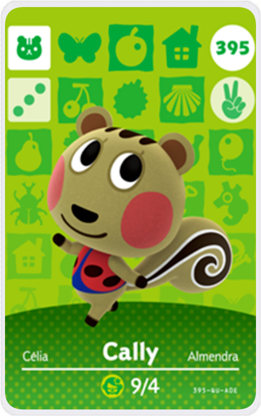 Cally - Villager NFC Card for Animal Crossing New Horizons Amiibo
