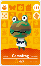Load image into Gallery viewer, Camofrog - Villager NFC Card for Animal Crossing New Horizons Amiibo
