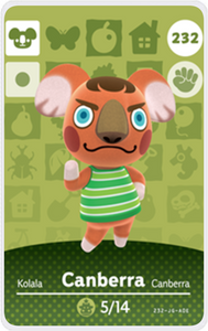 Canberra - Villager NFC Card for Animal Crossing New Horizons Amiibo