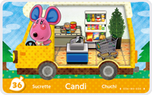 Load image into Gallery viewer, Candi - Villager NFC Card for Animal Crossing New Horizons Amiibo
