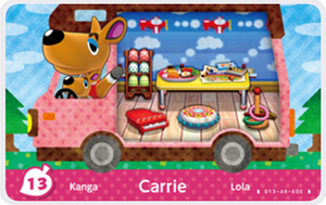 Carrie - Villager NFC Card for Animal Crossing New Horizons Amiibo