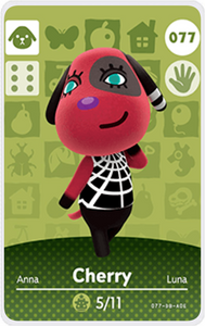 Cherry - Villager NFC Card for Animal Crossing New Horizons Amiibo