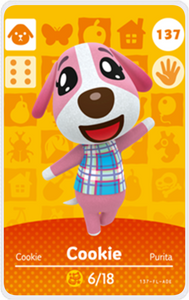Cookie - Villager NFC Card for Animal Crossing New Horizons Amiibo