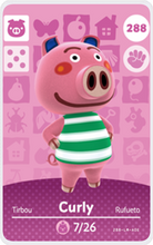 Load image into Gallery viewer, Curly - Villager NFC Card for Animal Crossing New Horizons Amiibo
