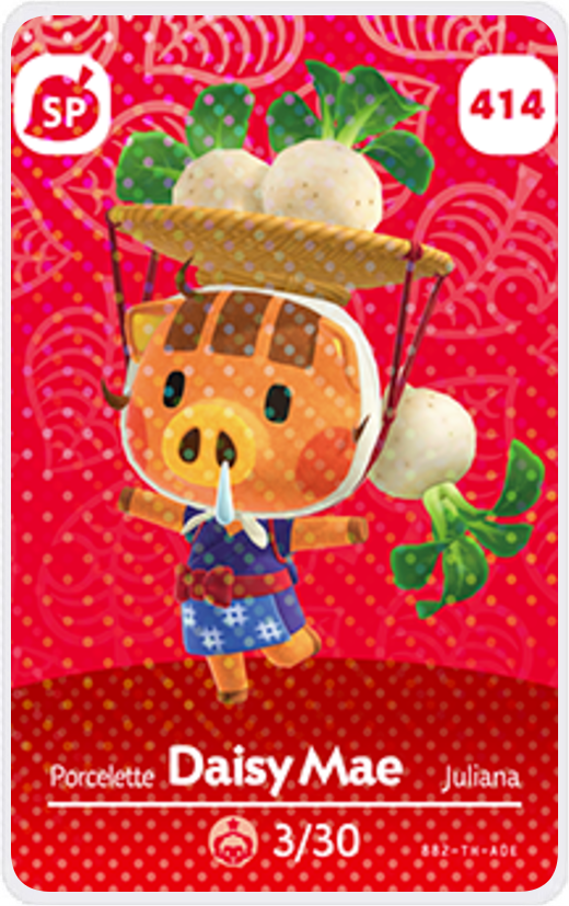 Daisy Mae - Villager NFC Card for Animal Crossing New Horizons Amiibo