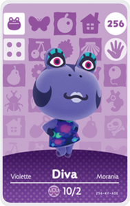 Diva - Villager NFC Card for Animal Crossing New Horizons Amiibo