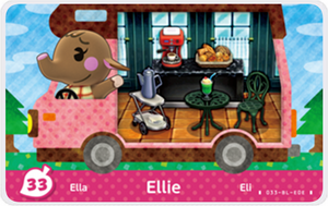 Ellie - Villager NFC Card for Animal Crossing New Horizons Amiibo