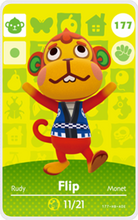 Load image into Gallery viewer, Flip - Villager NFC Card for Animal Crossing New Horizons Amiibo
