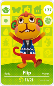 Flip - Villager NFC Card for Animal Crossing New Horizons Amiibo
