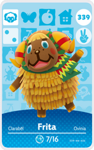 Frita - Villager NFC Card for Animal Crossing New Horizons Amiibo