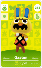 Load image into Gallery viewer, Gaston - Villager NFC Card for Animal Crossing New Horizons Amiibo
