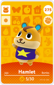 Hamlet - Villager NFC Card for Animal Crossing New Horizons Amiibo