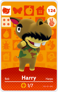 Harry - Villager NFC Card for Animal Crossing New Horizons Amiibo