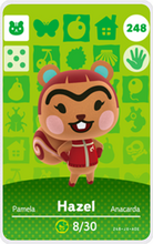 Load image into Gallery viewer, Hazel - Villager NFC Card for Animal Crossing New Horizons Amiibo
