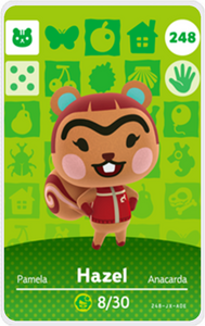 Hazel - Villager NFC Card for Animal Crossing New Horizons Amiibo