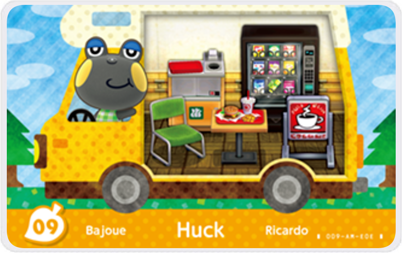 Huck - Villager NFC Card for Animal Crossing New Horizons Amiibo
