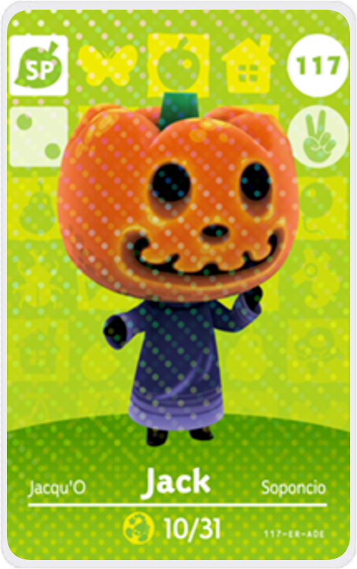 Jack - Villager NFC Card for Animal Crossing New Horizons Amiibo