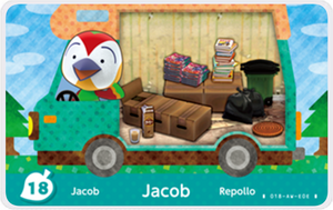 Jacob - Villager NFC Card for Animal Crossing New Horizons Amiibo