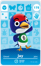 Load image into Gallery viewer, Jay - Villager NFC Card for Animal Crossing New Horizons Amiibo
