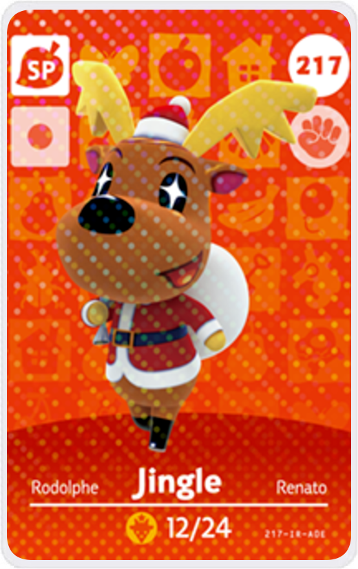 Jingle - Villager NFC Card for Animal Crossing New Horizons