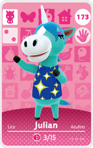 Julian - Villager NFC Card for Animal Crossing New Horizons Amiibo