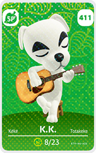 K.K. - Villager NFC Card for Animal Crossing New Horizons Amiibo