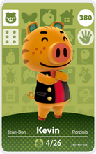 Load image into Gallery viewer, Kevin - Villager NFC Card for Animal Crossing New Horizons Amiibo
