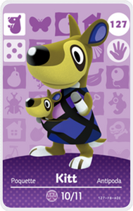 Kitt - Villager NFC Card for Animal Crossing New Horizons Amiibo
