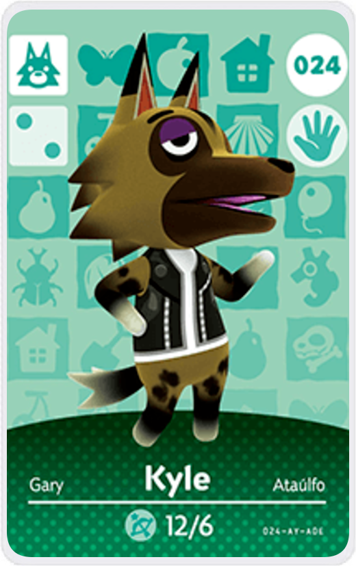 Kyle - Villager NFC Card for Animal Crossing New Horizons Amiibo
