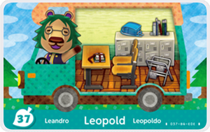 Leopold - Villager NFC Card for Animal Crossing New Horizons Amiibo