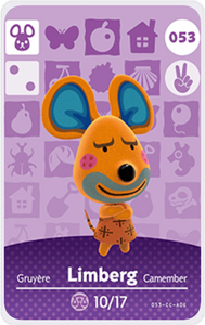 Limberg - Villager NFC Card for Animal Crossing New Horizons Amiibo