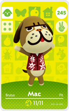 Load image into Gallery viewer, Mac - Villager NFC Card for Animal Crossing New Horizons Amiibo

