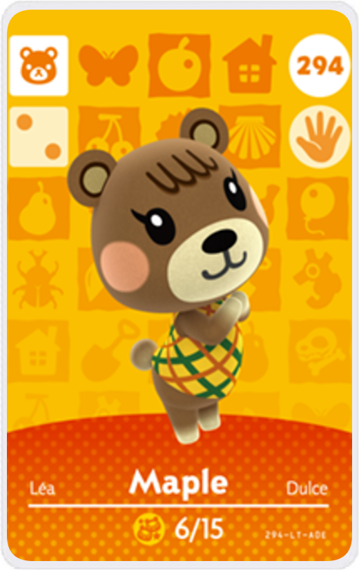 Carte amiibo, Animal Crossing Wiki