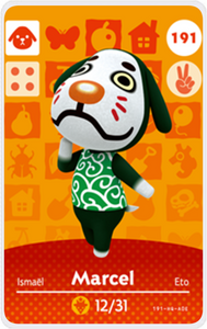 Marcel - Villager NFC Card for Animal Crossing New Horizons Amiibo